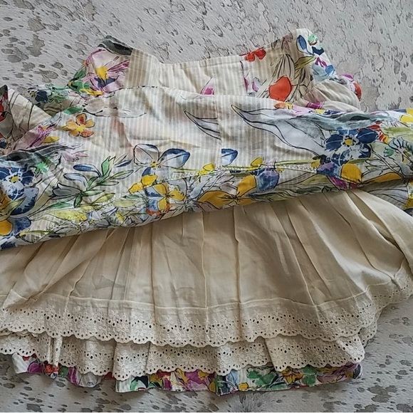 Anthropologie Leifsdottir Tiered Flounce Skirt - Picture 7 of 7